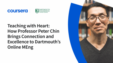 Teaching with Heart: How Professor Peter Chin Brings Connection and Excellence to Dartmouth’s Online MEng