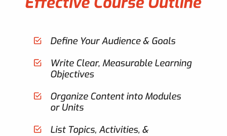 How to Write a Course Outline: A Step-by-Step Guide