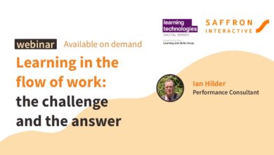 Learning in the flow of work: the challenge and the answer | Webinar