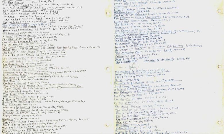 A Man Read 3,599 Books Over 60 Years, and Now His Family Has Shared the Entire List Online